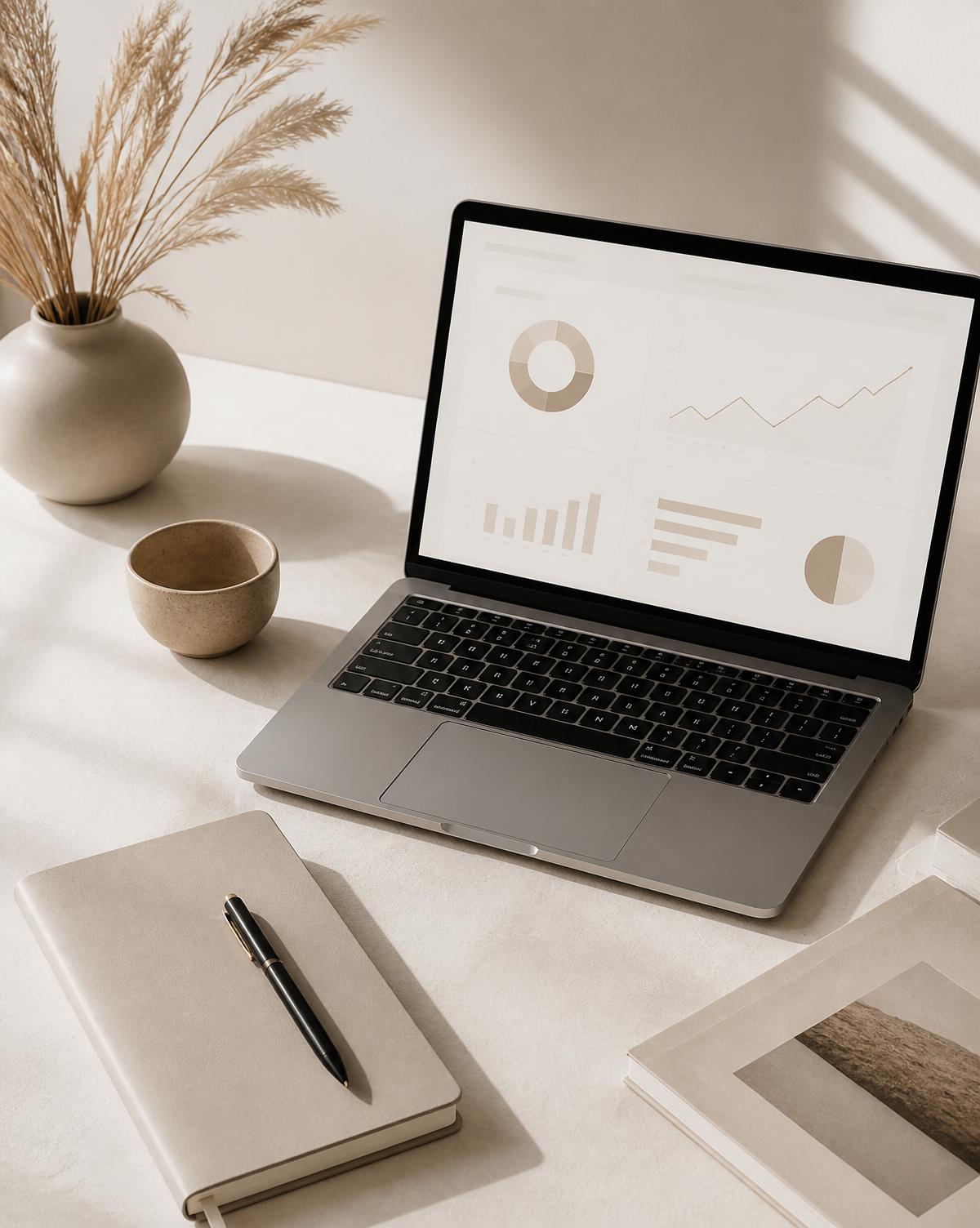 Poste de travail avec tableau de bord d'acquisition